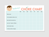 chore chart notepad boy